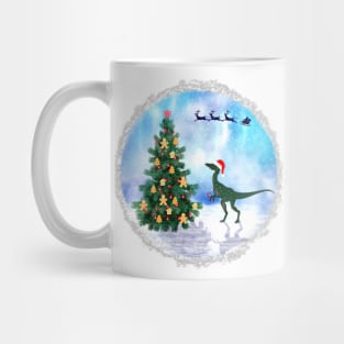 Dinosaur Christmas Mug